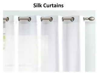 silk curtains