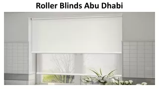roller blinds abu dhabi