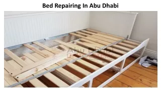 bed repairing in abu dhabi