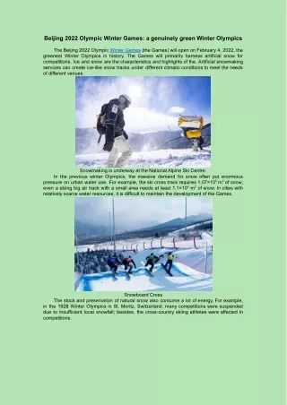 Beijing_2022_Olympic_Winter_Games-_A_genuinely_Green_Winter_Olympics.docx