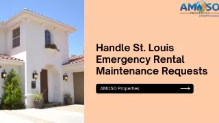 Handle St. Louis Emergency Rental Maintenance Requests
