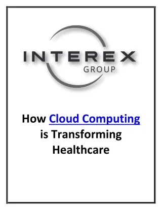 How Cloud Computing is Transforming Healthcare-converted