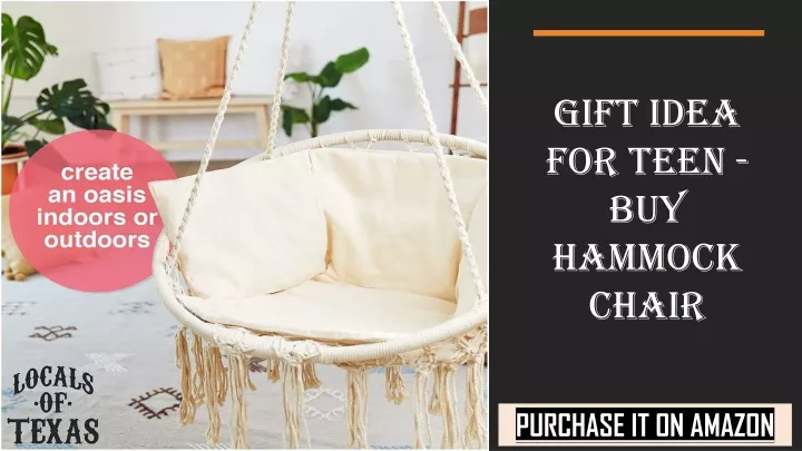 gift idea for teen buy hammock chair