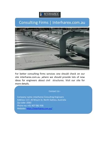 consulting firms interharex com au