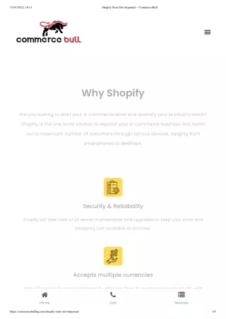 Shopify development agency | shopify services