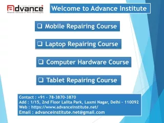 Best Computer Hardware Repairing Course In Delhi, India