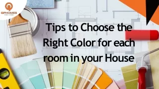 Tips to Choose the Right Color for each room in your House-converted