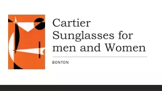 Cartier Sunglasses for men and Women