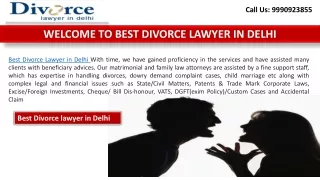 Best Advocate for Divorce Cases in Delhi