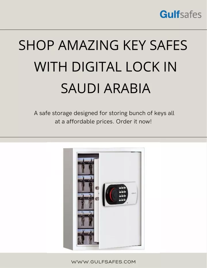 shop amazing key safes with digital lock in saudi