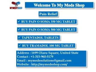 welcome to my meds shop