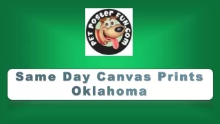 Same Day Canvas Prints Oklahoma