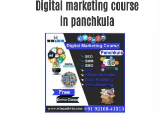 Digital marketing course in panchkula