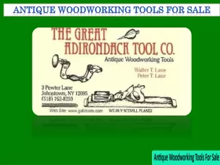 antique woodworking tools for sale