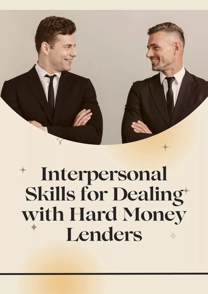 interpersonal skills for dealing with hard money