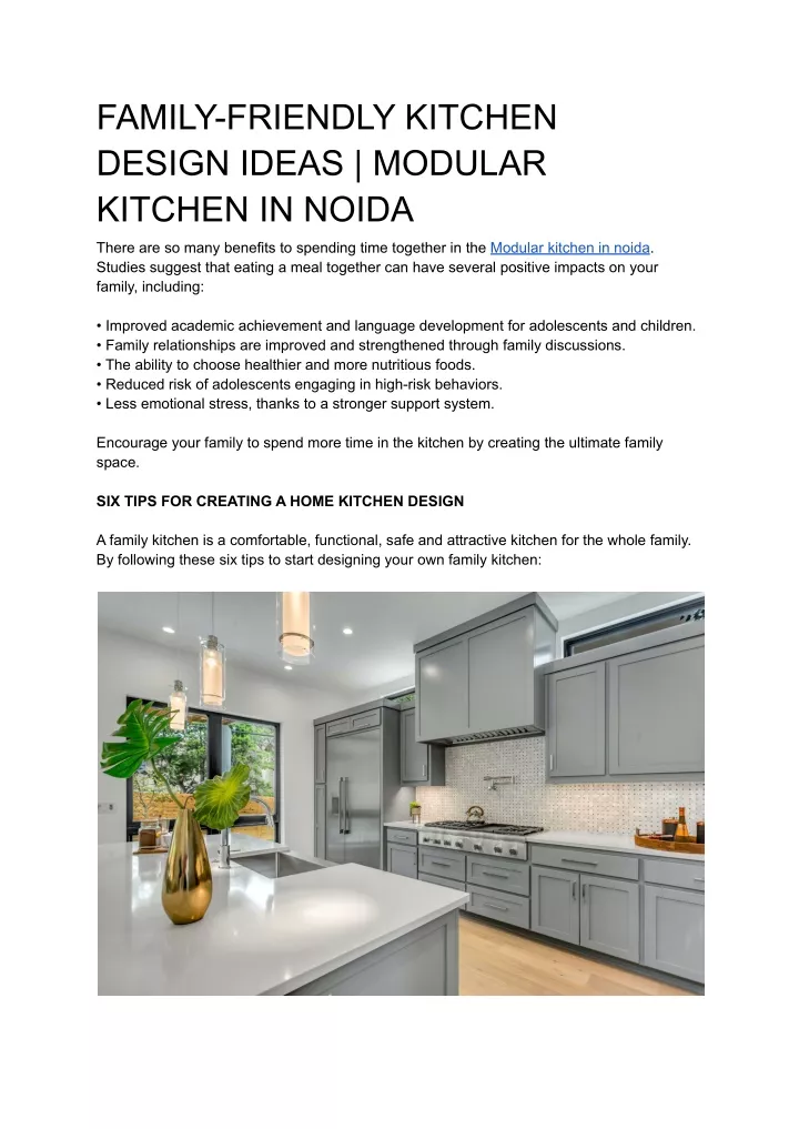 family friendly kitchen design ideas modular
