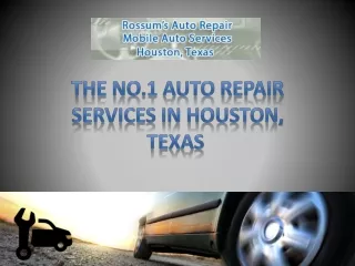 Auto Repair in Houston, TX, Done Right