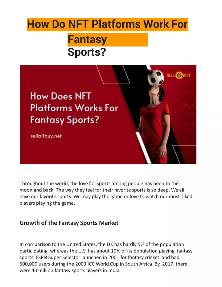 how do nft platforms work for