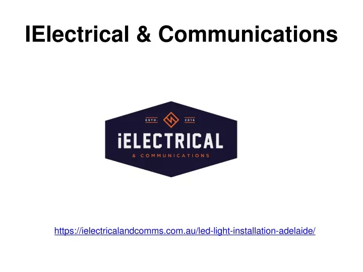 ielectrical communications