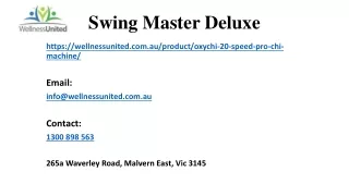 swing master deluxe