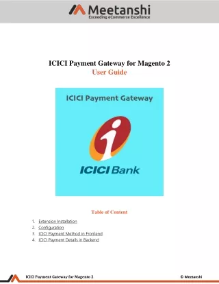 icici payment gateway for magento 2 user guide