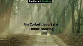 jim corbett jeep safari online booking.