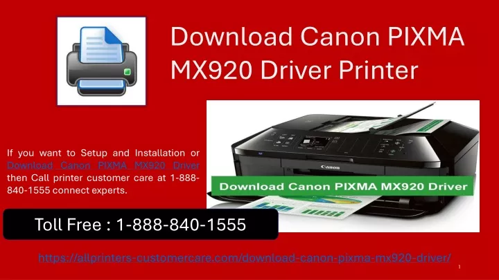 download canon pixma mx920 driver printer