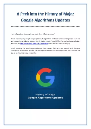 a peek into the history of major google