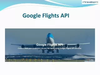 google flights api