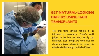 Hair Transplant Specialist in New York