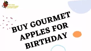 Buy Gourmet Apples for Birthday Online | Mister Apple