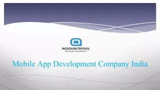 mobile app development company india