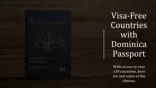 Dominica Passport countries