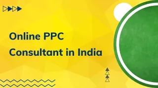 Online PPC Consultant in India
