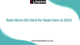 Best Micro SD Card for Dash Cam in 2022