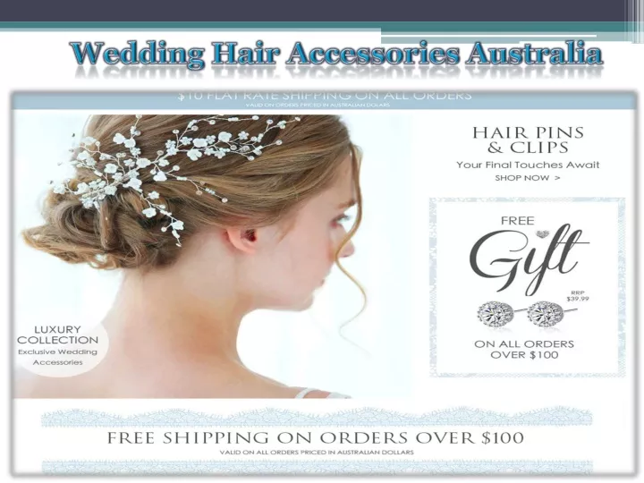 wedding hair accessories australia