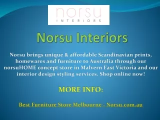 Best Online Furniture Shop Melbourne Australia