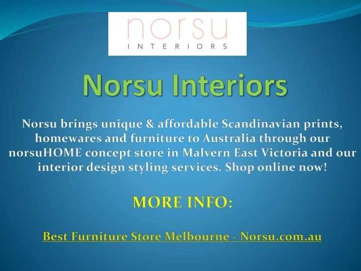 PPT Best Online Furniture Shop Melbourne Australia PowerPoint