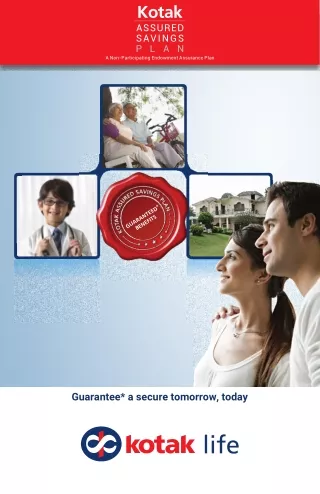 Assured Savings Plan To Secure Your Future | Best Savings Scheme In India