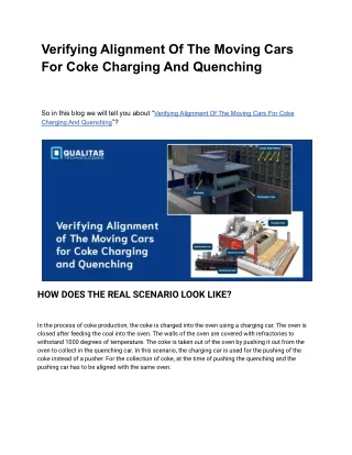 Verifying Alignment Of The Moving Cars For Coke Charging And Quenching