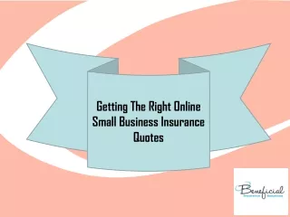 Getting The Right Online Small Business Insurance Quotes