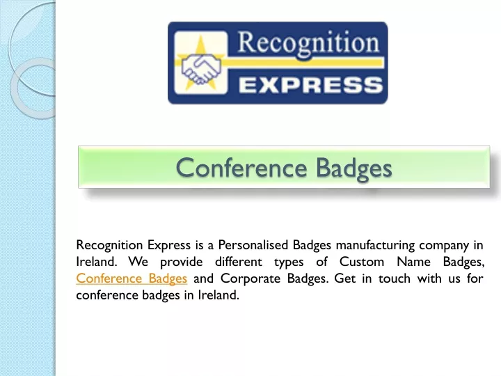 conference badges