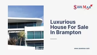 luxurious house for sale in brampton