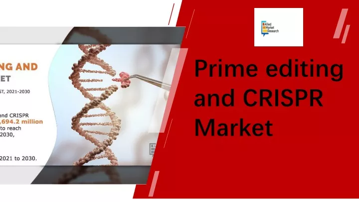 prime editing and crispr market