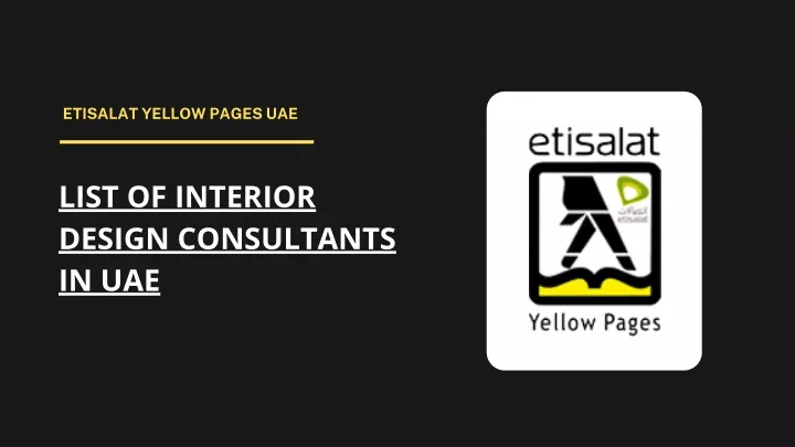 etisalat yellow pages uae