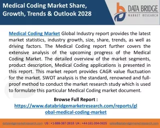 medical coding market share growth trends outlook