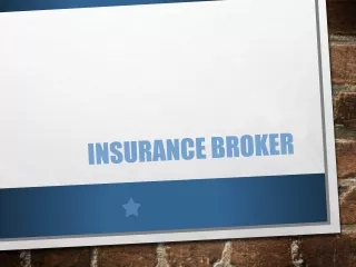 Insurance Broker A Great Career