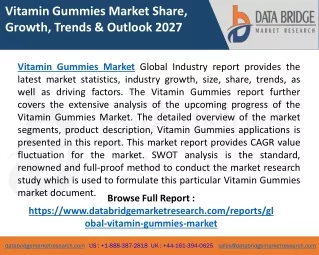 vitamin gummies market share growth trends