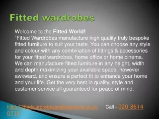 built in wardrobes in london