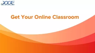 Get Your Online Classroom